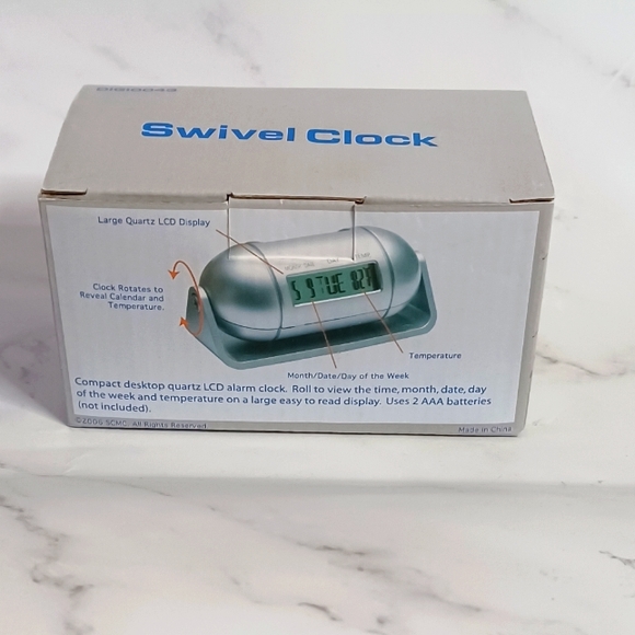 Swivel Clock - Picture 6 of 8